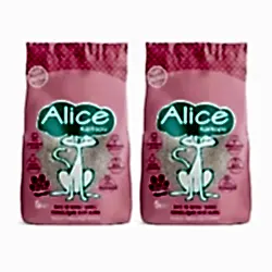 Alice Kartopu İnce Taneli Topaklaşan Pudra Kokulu Kedi Kumu