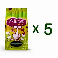 Alice Kitty Kuru Kedi Maması 5x12 kg - 5 Adet