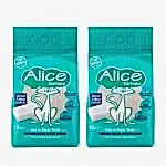 Alice Kartopu İnce Taneli Kedi Kumu/Beyaz Sabun Kokulu 2x10 lt.