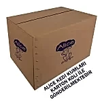 Alice Kartopu Kalın ve Beyaz Taneli Pudra Kokulu Kedi Kumu