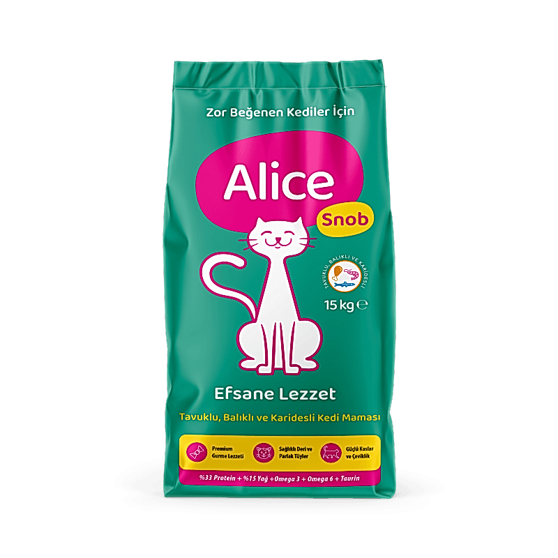 Alice Snob Kuru Kedi Maması 15 kg