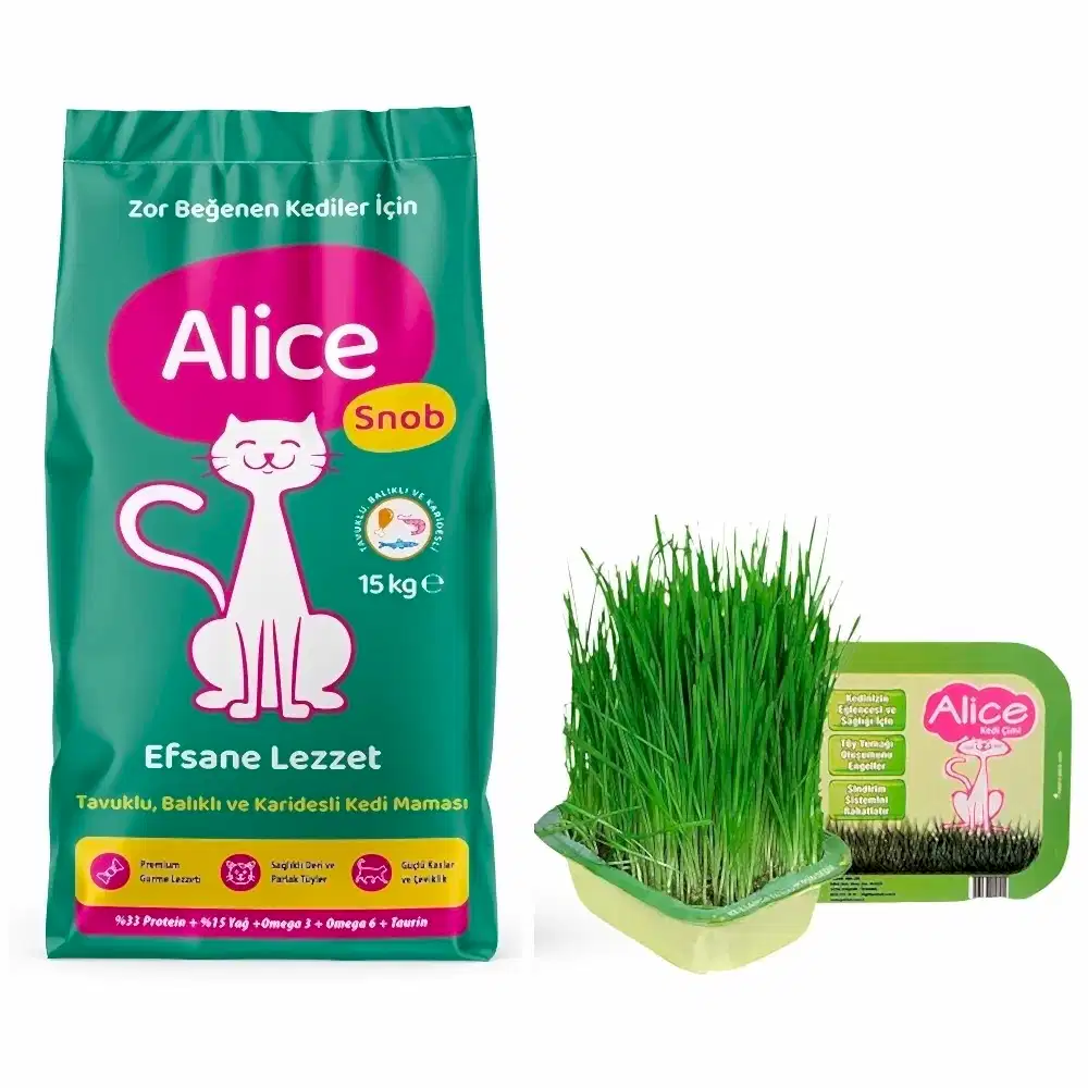 Alice Snob Kuru Kedi Maması 15 kg Alice Snob Kuru Kedi Maması 15 kg
