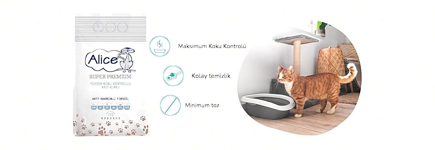 Aktif Karbonlu Topaklaşan Kedi Kumu