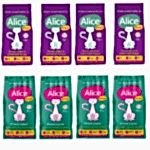 Alice Smart Kedi Maması 4x1 Kg ve Snob Kedi Maması 4x1 Kg